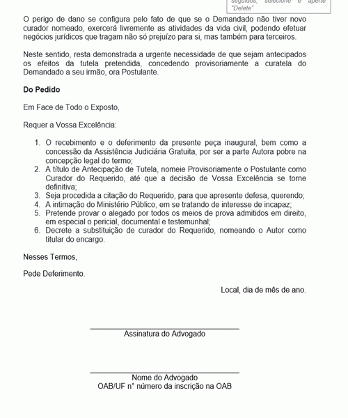Modrelo Modelo de Petição Previdenciária
